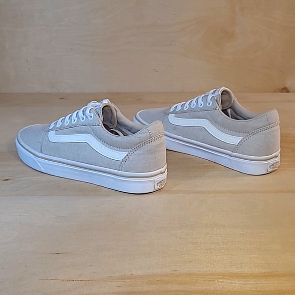 Vans Old Skool Tan Canvas Women's Athletic Shoes - Picture 6 of 10